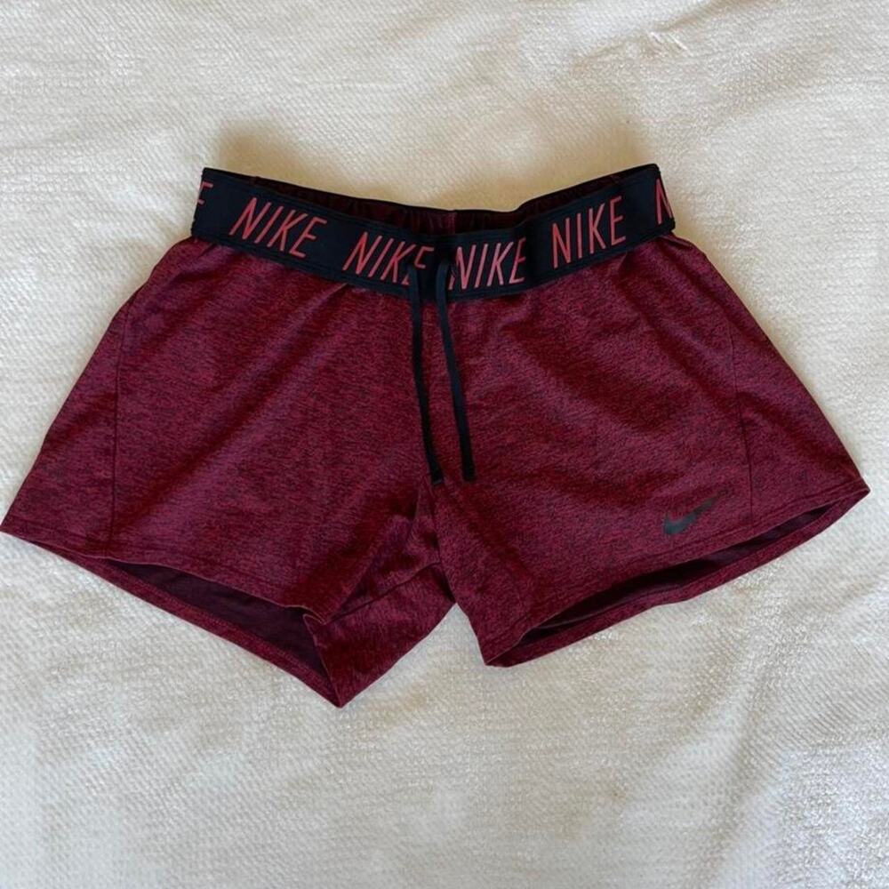 Dark red nike womens running